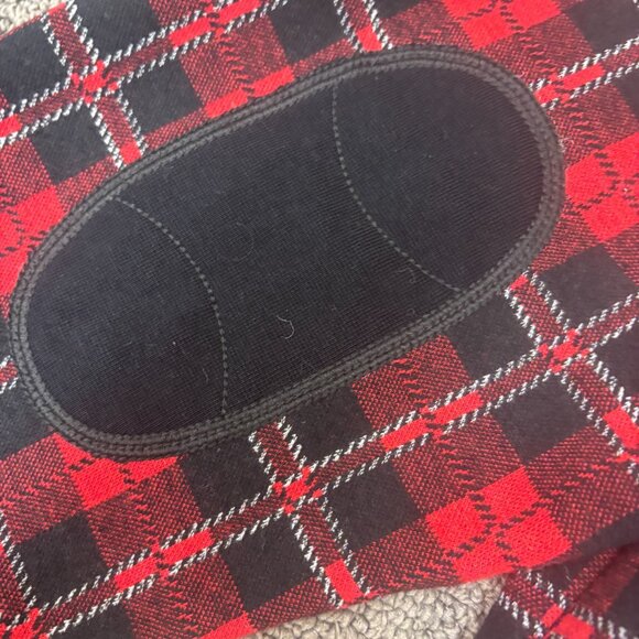 Ted Baker Knit Pullover 6 Tartan Plaid Polo Rugby Elbow Patch Collared Jumper - Picture 8 of 12